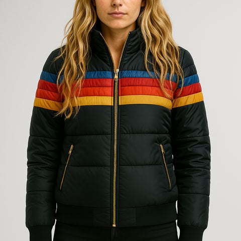 Women's Stylish Hooded Quilted Puffer Jacket