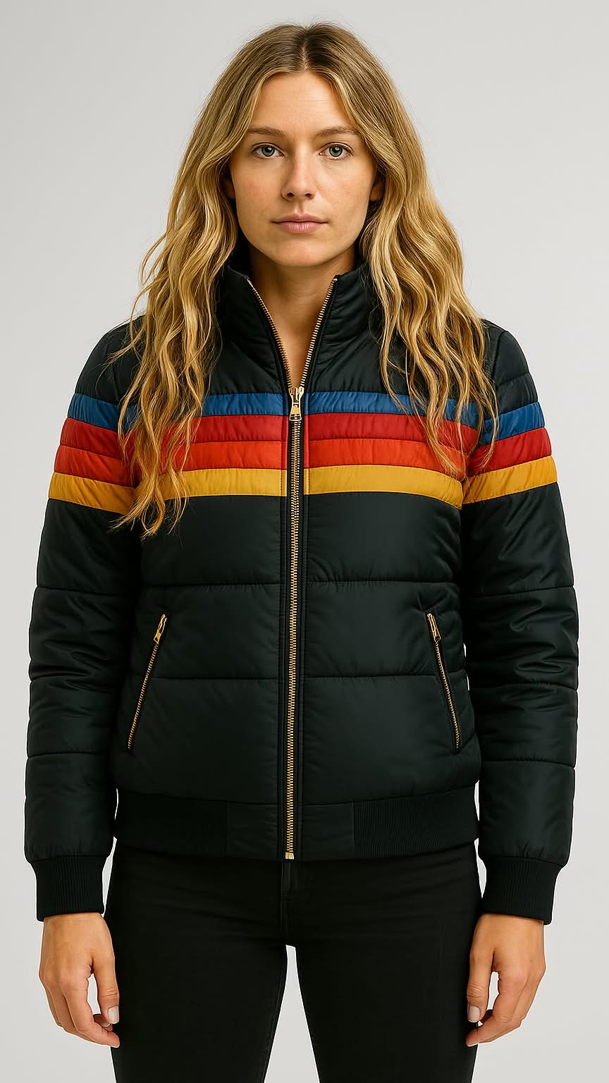 Women's Stylish Hooded Quilted Puffer Jacket